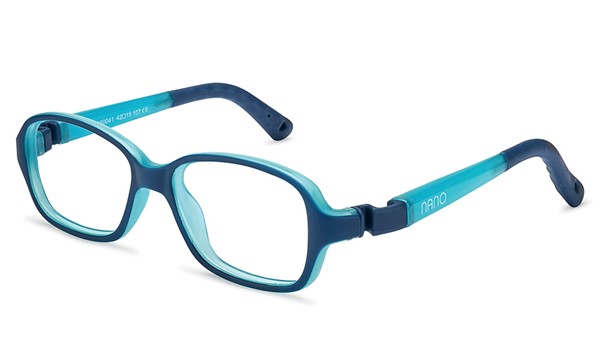 Nano Replay Glow 3.0 Kids Eyeglasses Matte Navy/Glowing Blue