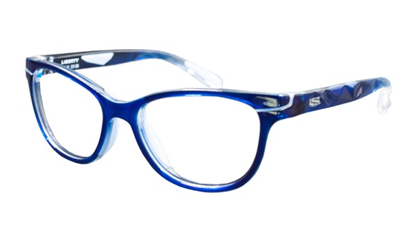 Rec Specs Liberty Sport Z8-Y70 Kids Indesctructible Eyeglasses Translucent Blue/Powder Blue #599