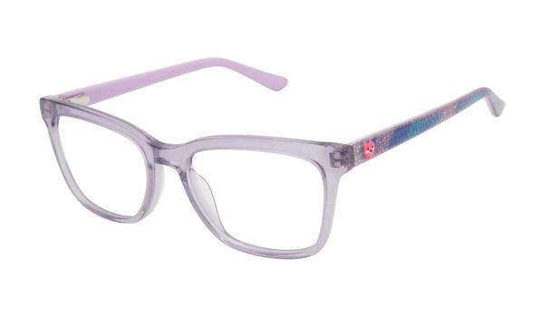 gx by Gwen Stefani Juniors GX825 Girls Glasses PUR Purple Glitter