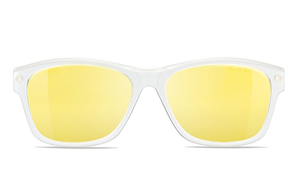 Nano Gaikai Blue Block Clip Yellow Lens Clip Crystal White