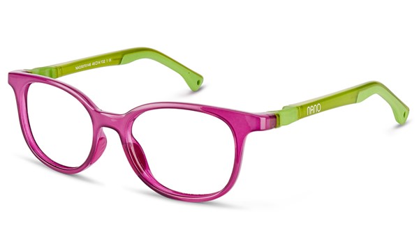 Nano Pixel 3.0 Children's Glasses Crystal Raspberry/Green