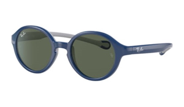 Ray-Ban Junior RJ9075S-709671 Kids Sunglasses Blue on Rubber Grey