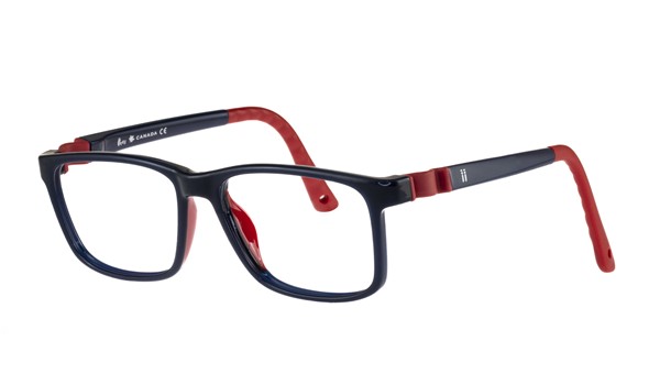 Indii Kids IN29-C1 Seven-Up Children's Glasses Navy Red
