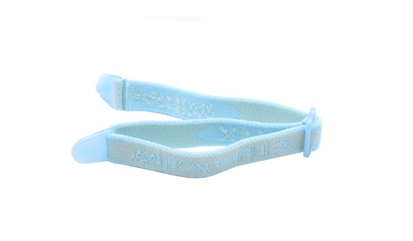 Miraflex Elastic Band Eyeglasses EBEP Light Blue Pearl