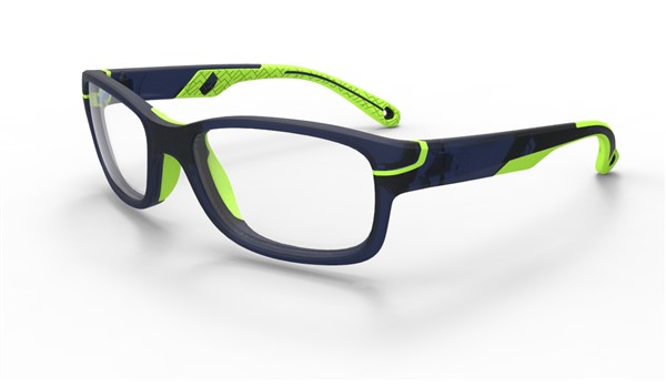 Rec Specs Liberty Sport Z8-Y10 Kids Indesctructible Eyeglasses Frost Navy/Lime #635